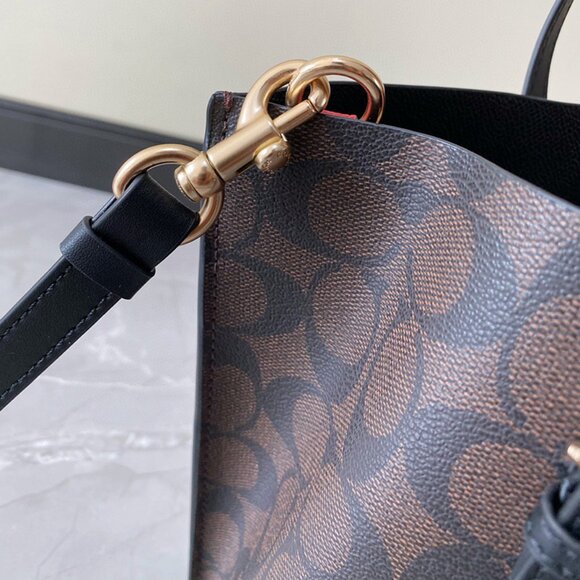 Coach Mollie Tote Brown - Picture 7 of 9